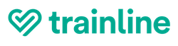 شعار موقع Trainline لحجز تذاكر القطارات في أوروبا