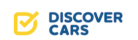 شعار Discover Cars لحجز وتأجير السيارات السياحية بسهولة