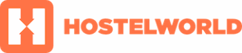 شعار موقع Hostelworld لحجوزات بيوت الشباب حول العالم