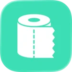 أيقونة تطبيق Flush للعثور على أقرب دورة مياه أثناء السفر