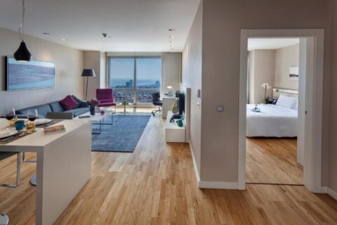 فندق فريزر بليس أنثيل إسطنبول في أبراج أنثيل مع إطلالة بانورامية على المدينة