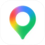 أيقونة تطبيق Google Maps للعثور على المطاعم القريبة والتنقل بسهولة أثناء السفر