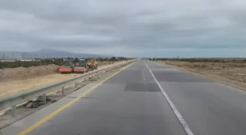 الطريق بين باكو وقوبا في شمال أذربيجان